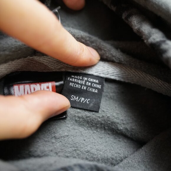 Marvel Black Panther Acid Wash Hoodie, Size Small - Picture 5 of 7